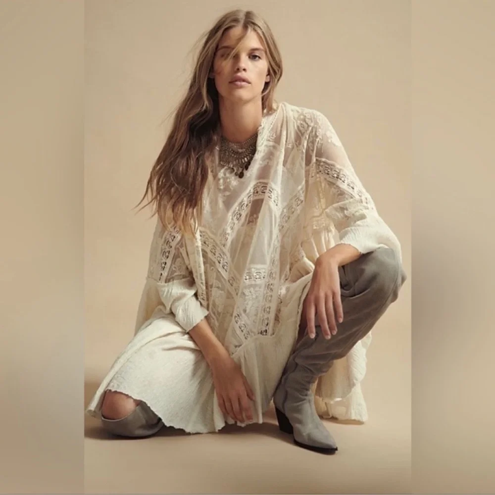 NWT Free People | Layered In Lace Swing Dress | Small